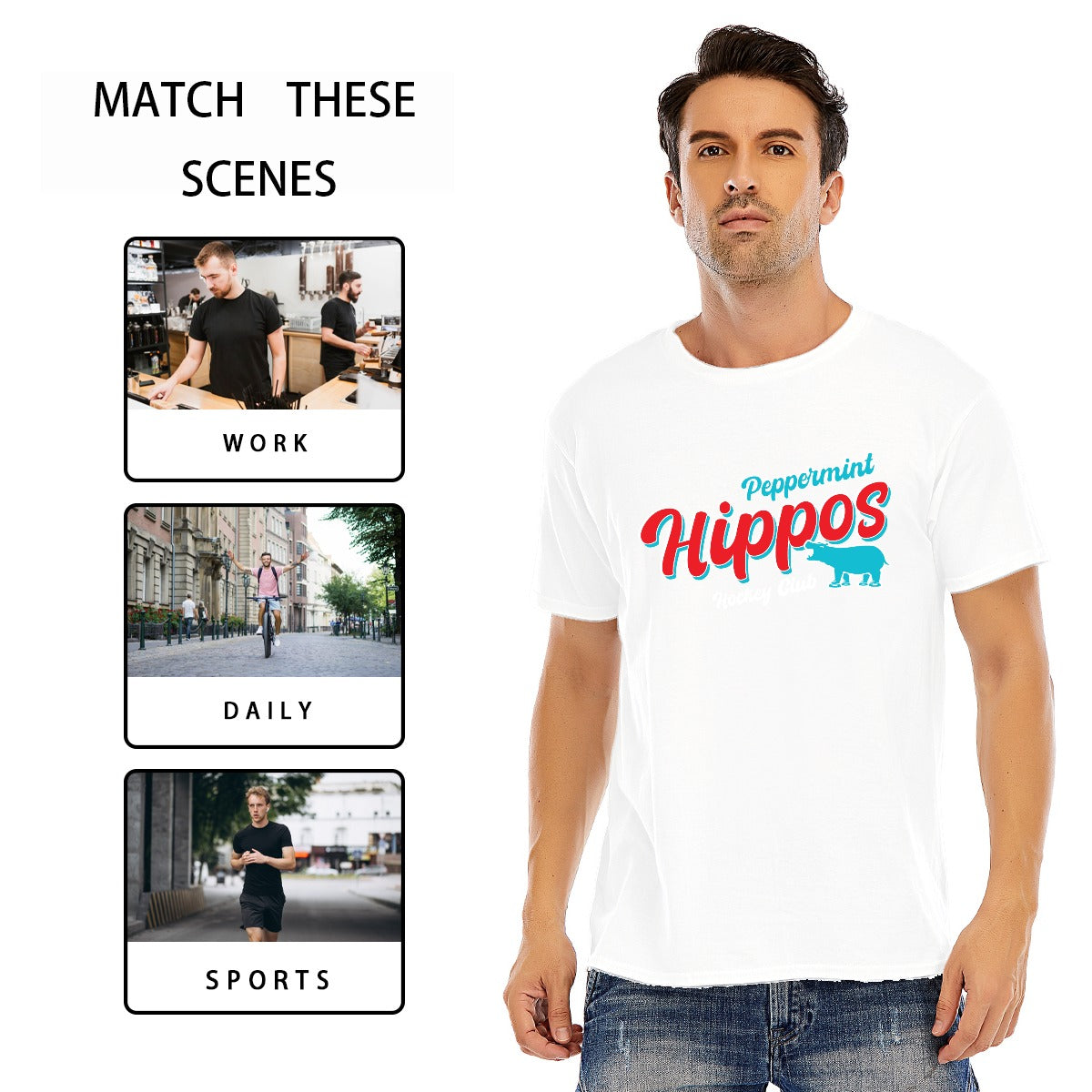 Unisex O-neck Short Sleeve T-shirt | 180GSM Cotton (DTF)