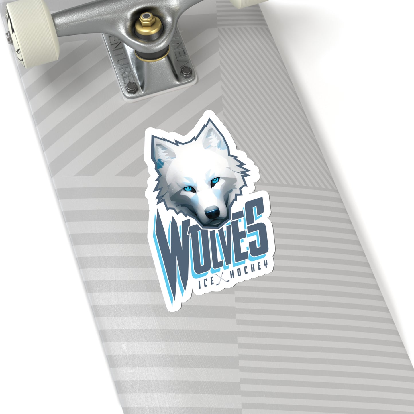 Wolves Ice Hockey Sticker - Indoor