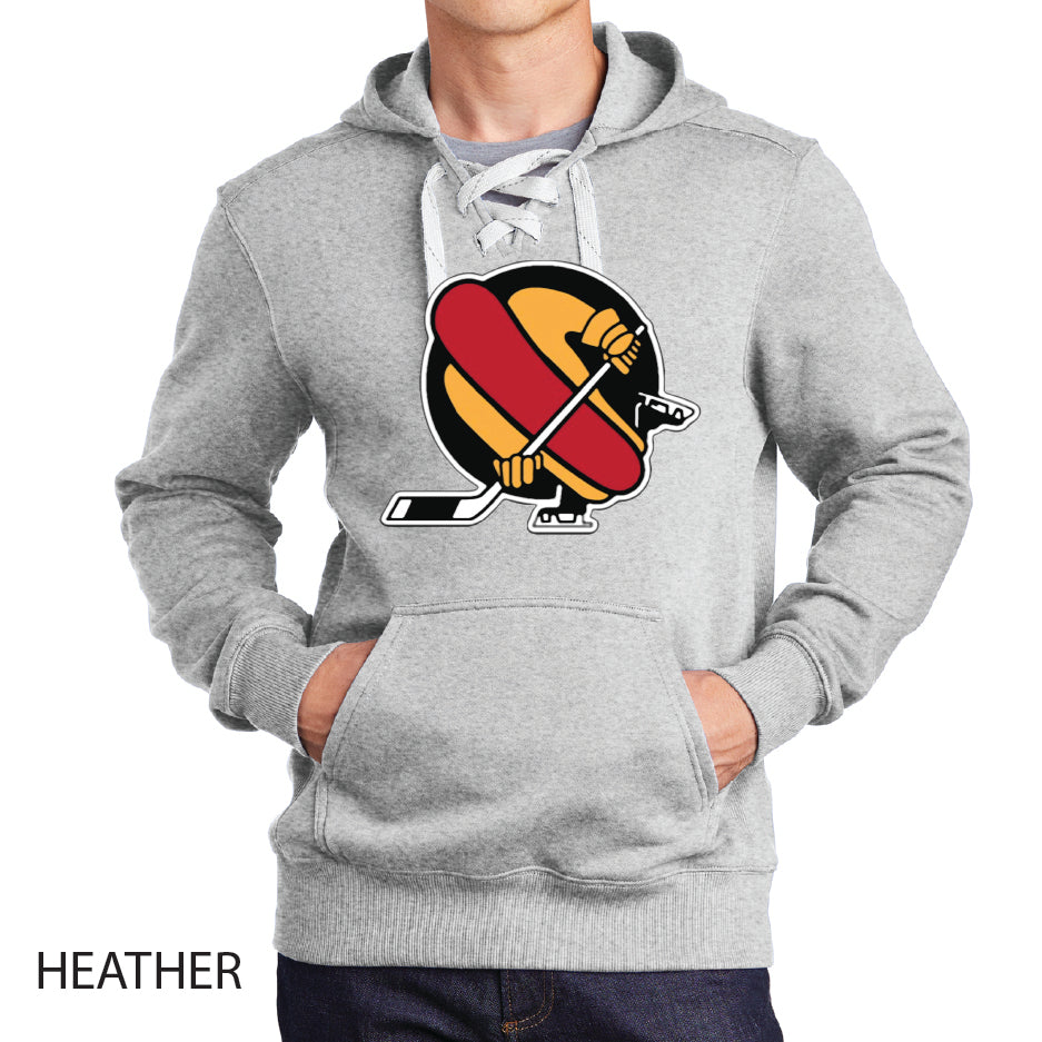 Rink Wieners Sport-Tek Lace Up Pullover Hooded Sweatshirt