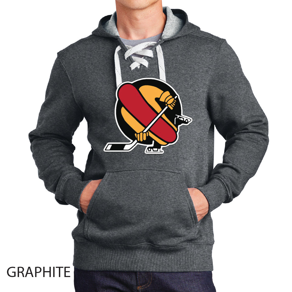 Rink Wieners Sport-Tek Lace Up Pullover Hooded Sweatshirt