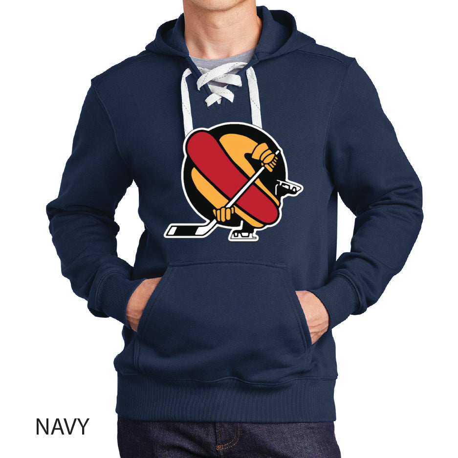 Rink Wieners Sport-Tek Lace Up Pullover Hooded Sweatshirt