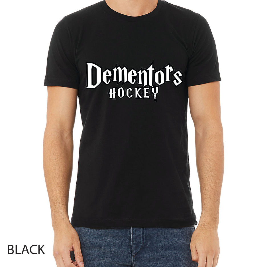 Dementors Unisex Jersey Tee Crewneck T-Shirt Word Logo