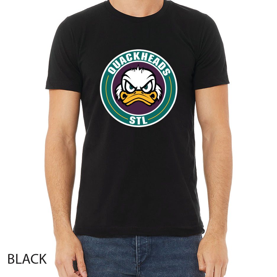 Quackheads Unisex Jersey Tee Crewneck T-Shirt