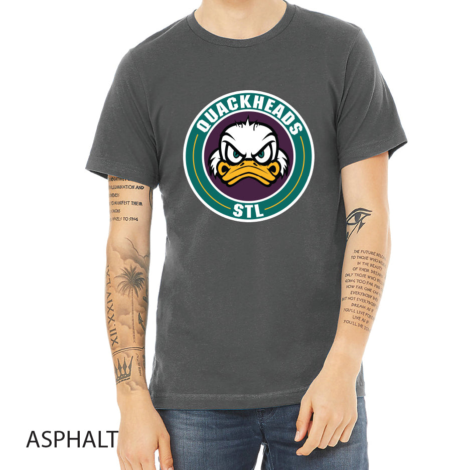 Quackheads Unisex Jersey Tee Crewneck T-Shirt