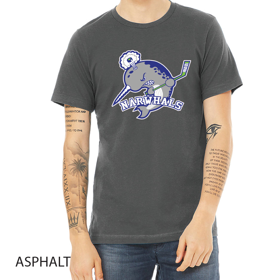 Narwhals Unisex Jersey Tee Crewneck T-Shirt