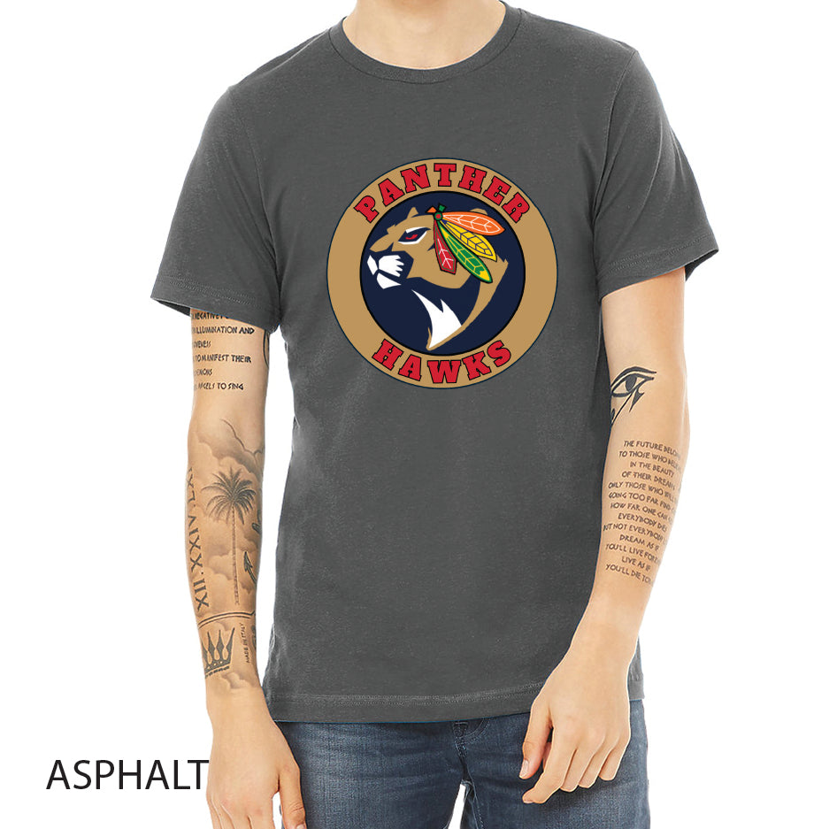 Panther Hawks Unisex Jersey Tee Crewneck T-Shirt
