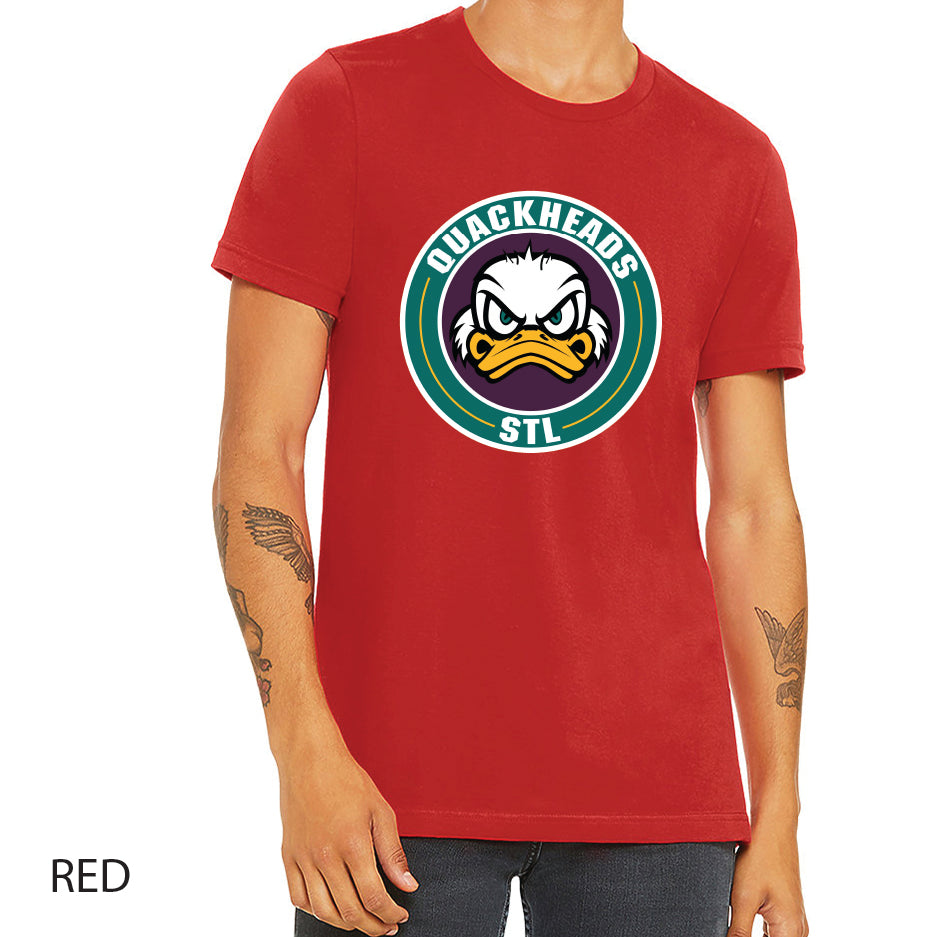 Quackheads Unisex Jersey Tee Crewneck T-Shirt