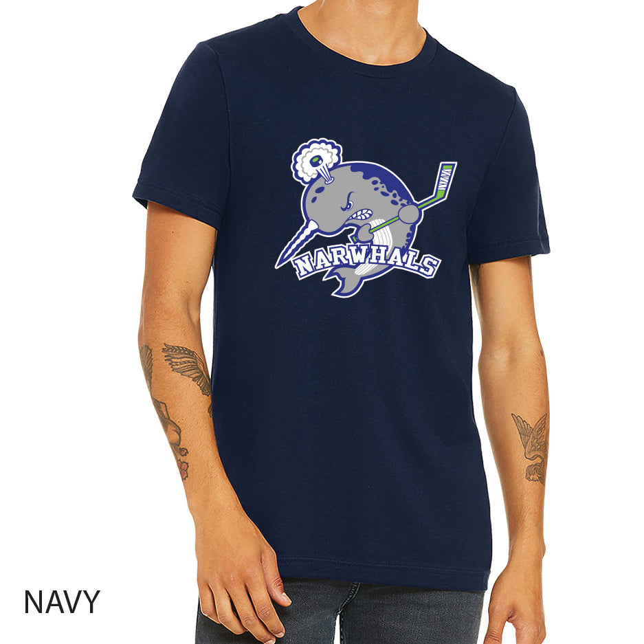 Narwhals Unisex Jersey Tee Crewneck T-Shirt