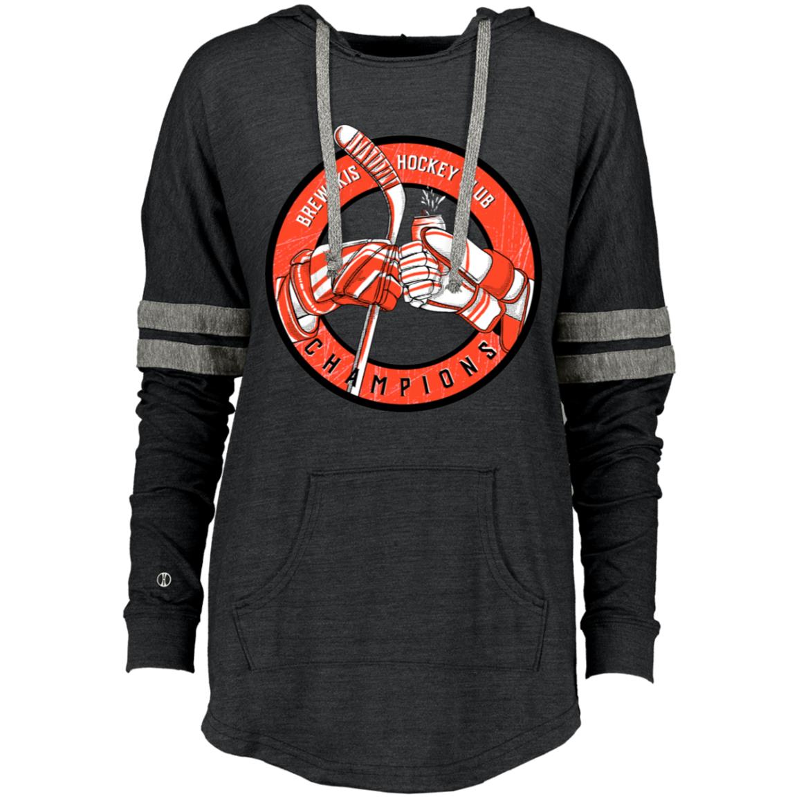 custom order Ladies Hooded Low Key Pullover