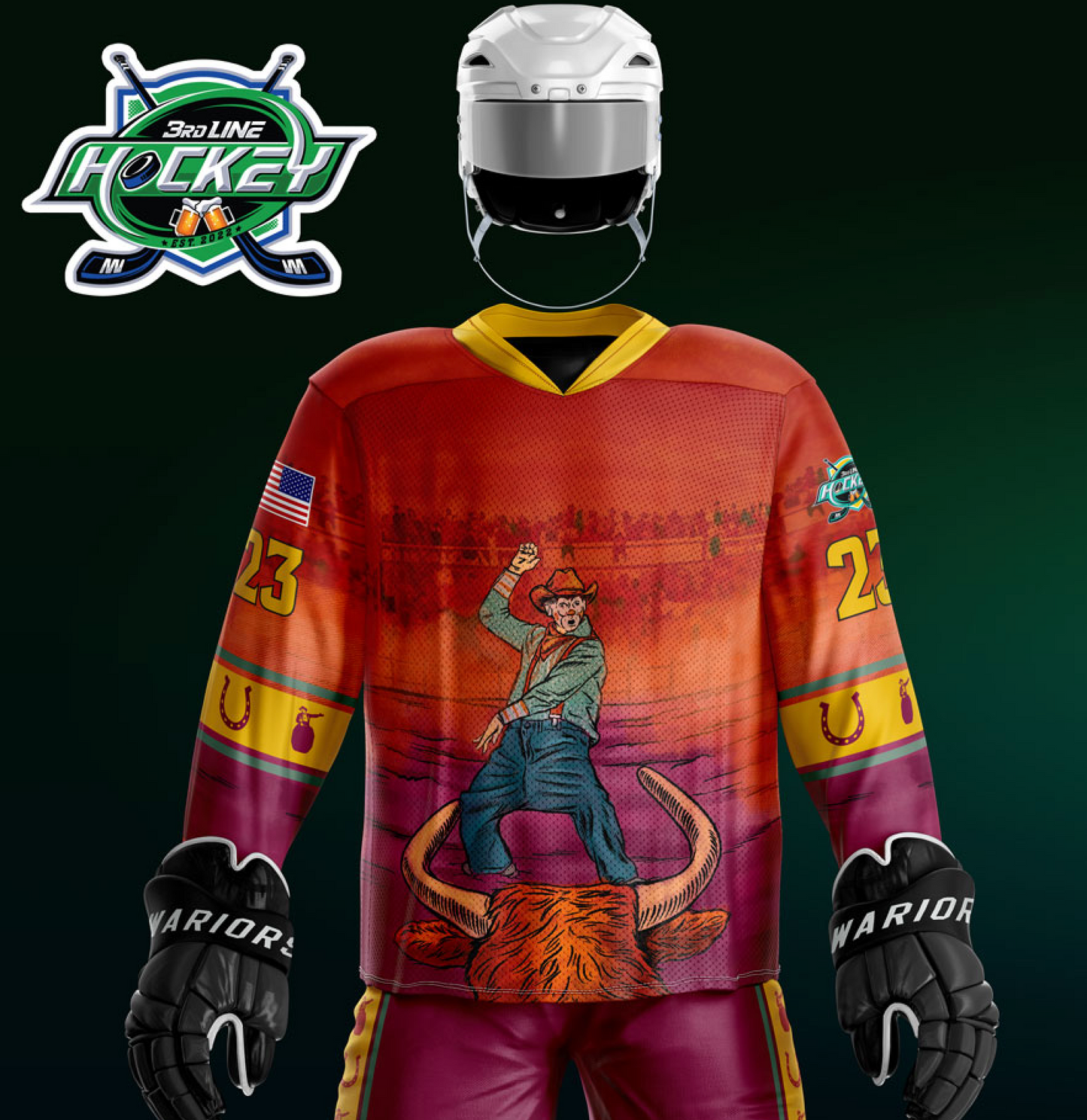 Rodeo Clown - Customizable Name/Number
