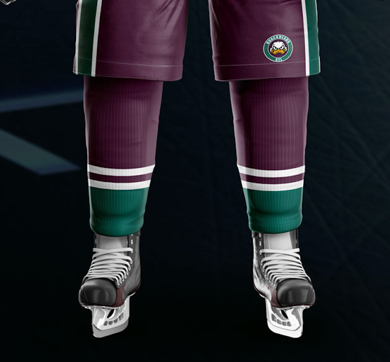 Quackheads Purple Socks