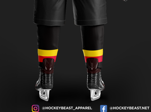 Vipers Black/Yellow Socks