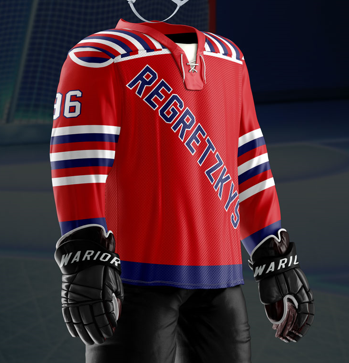 Regretzkys Sublimated Red Jersey