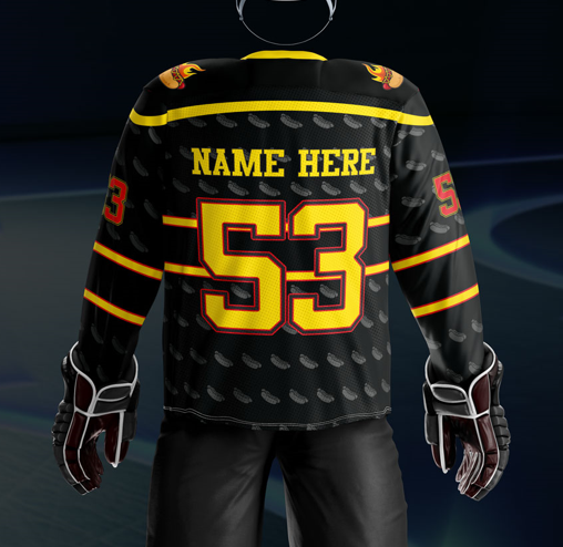 Hotdogs Sublimated Black Jersey