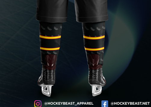 Hotdogs Black Socks