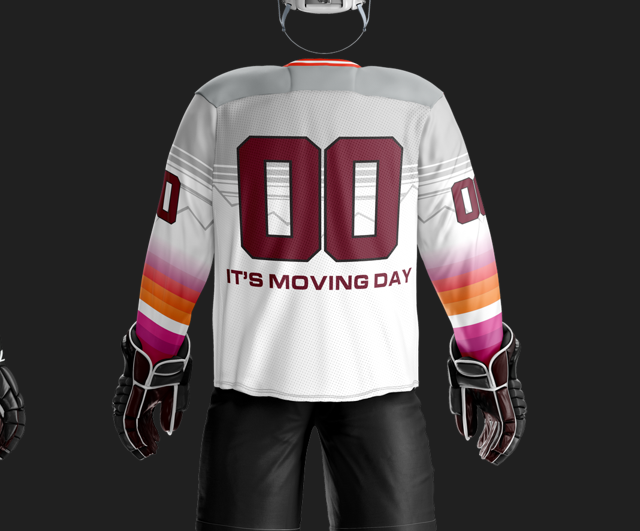 UHauls Sublimated White Jersey