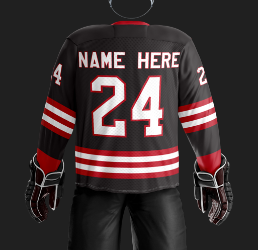 Tigers HNA Sublimated Black Jersey