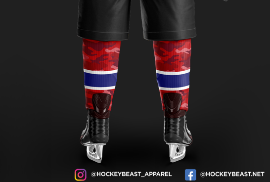 Tulsa Warriors Red Socks