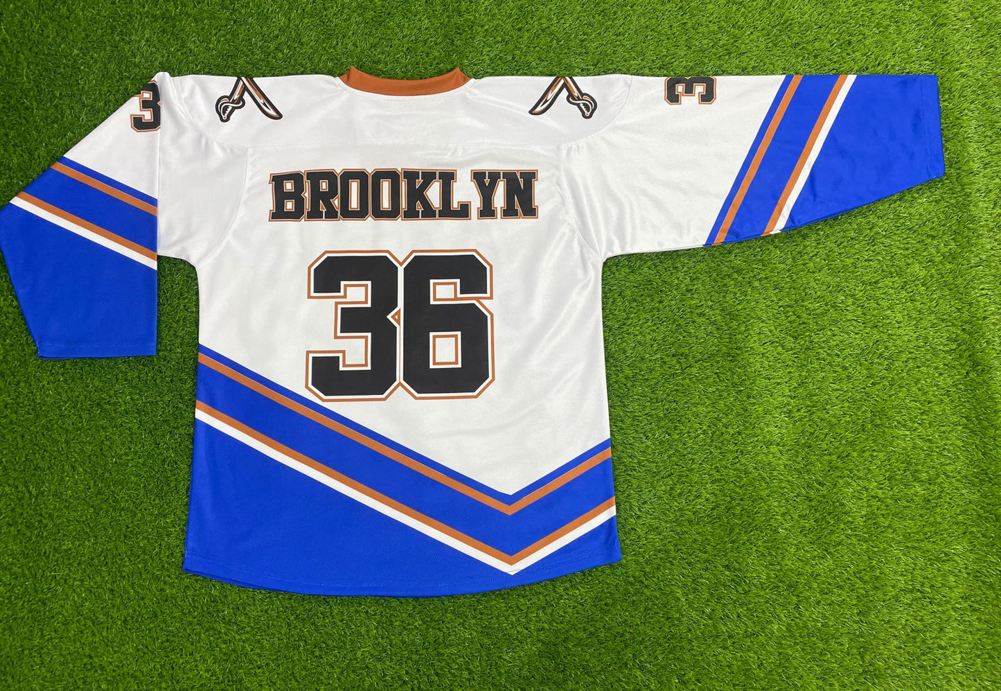 Rusty Blades Blue/White Jersey