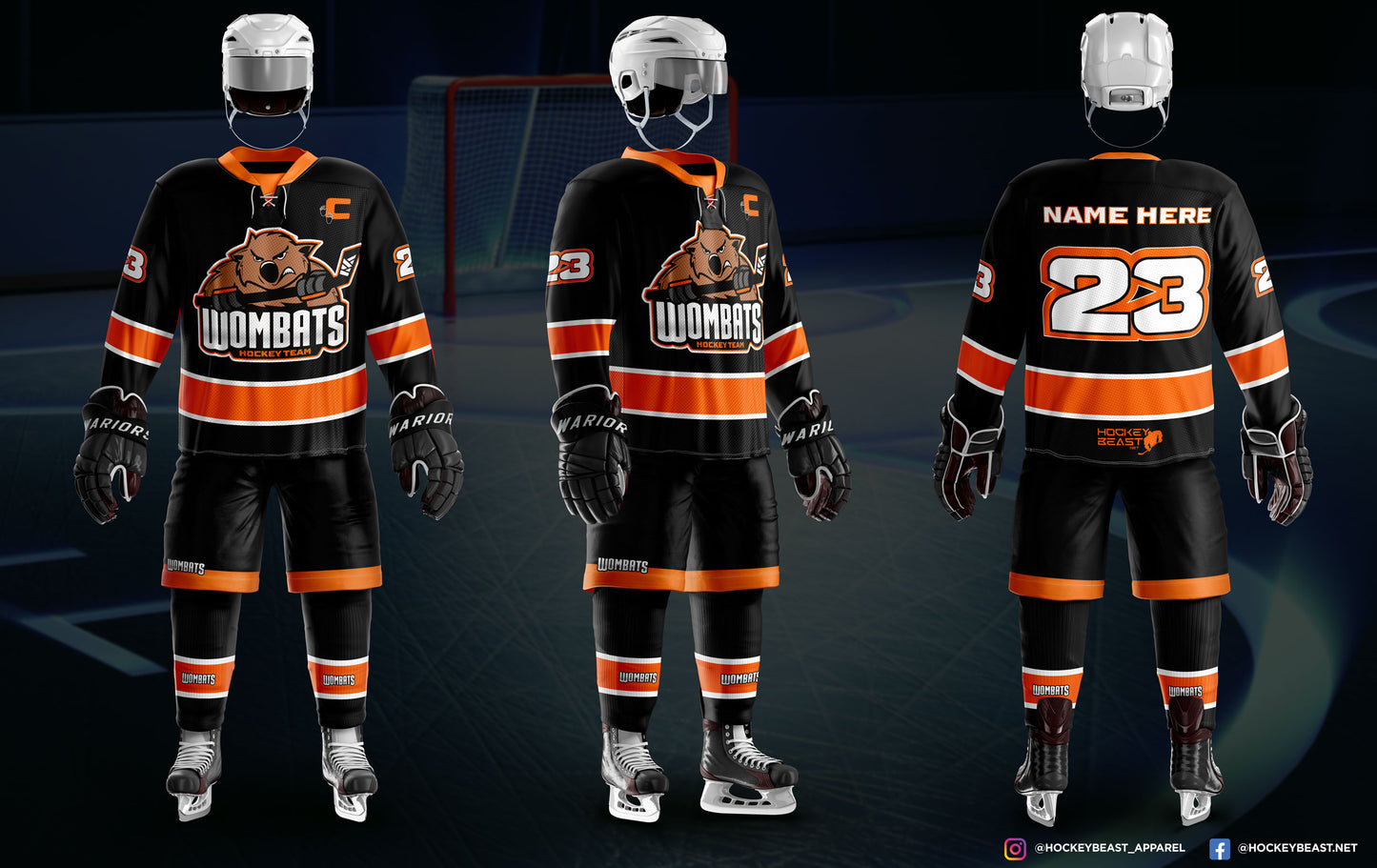 Wombats Black Jersey