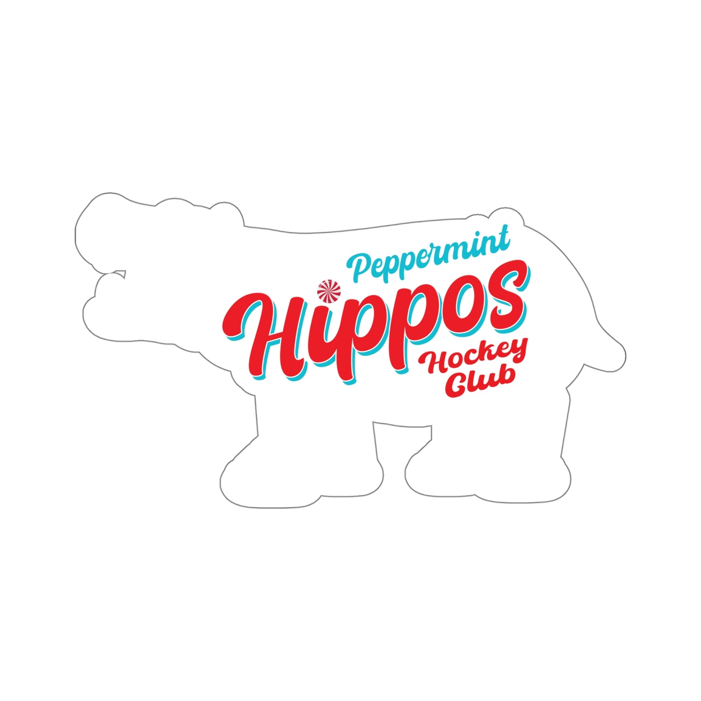 Hippo Sticker - Indoor