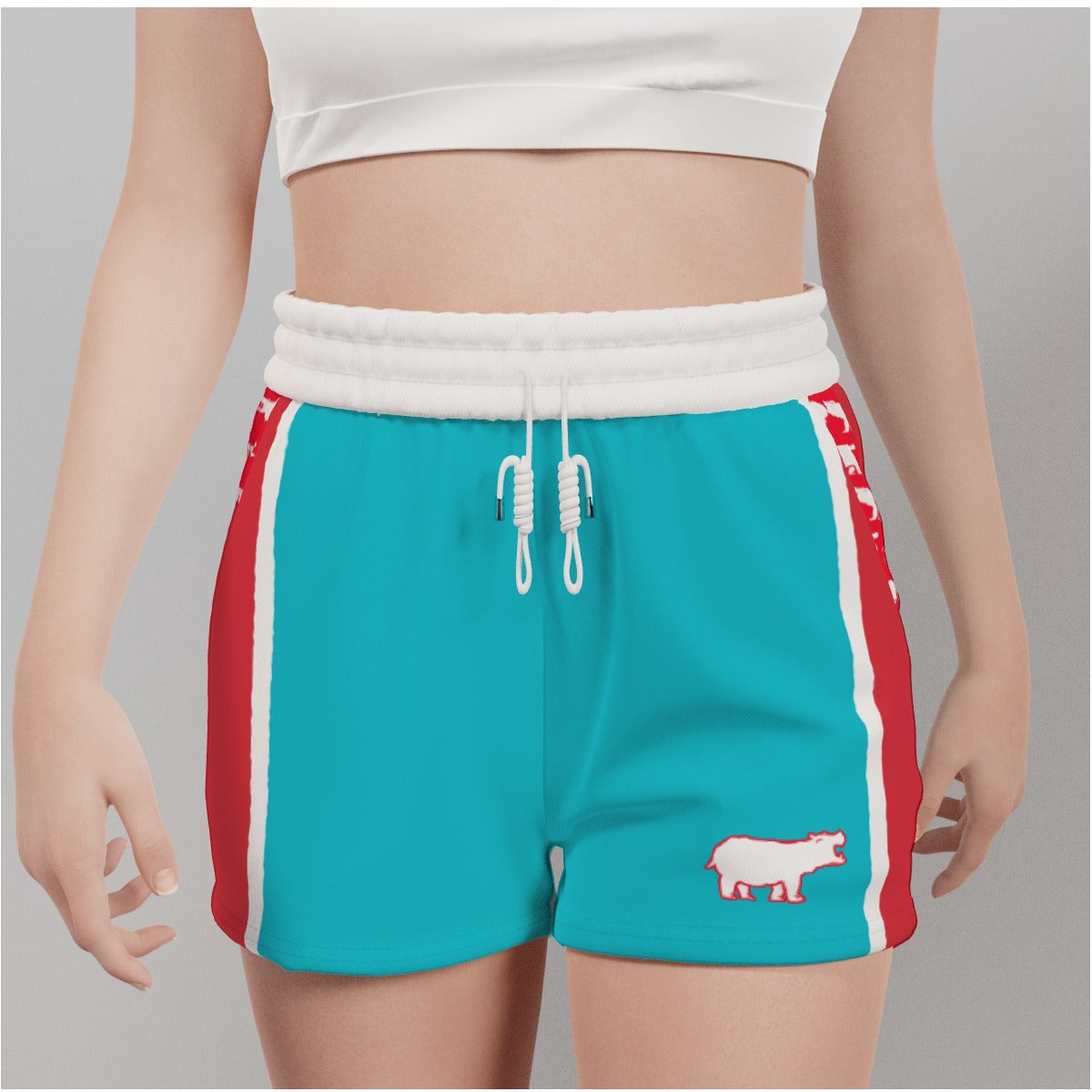 Peppermint Hippos Women's Casual Shorts