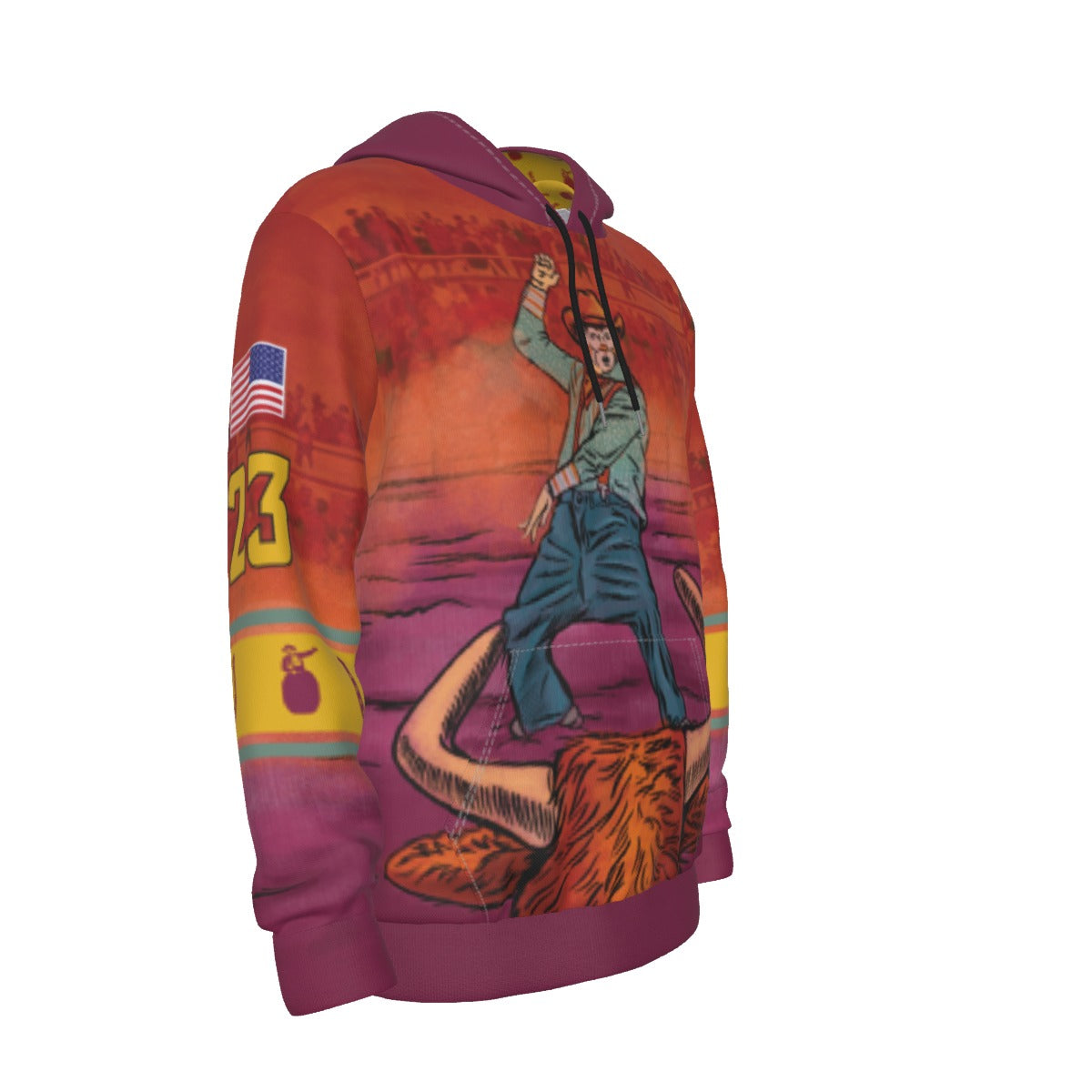 Rodeo Clown Customizable Light-Weight Hoodie