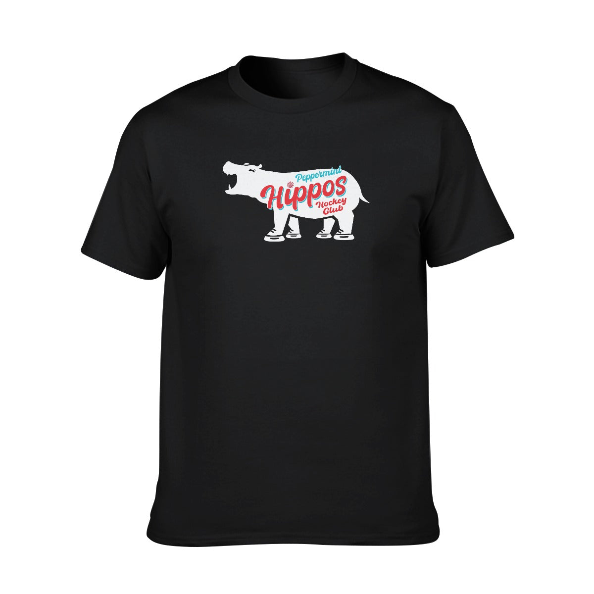 Peppermint Hippos T-shirt Unisex - multiple color options