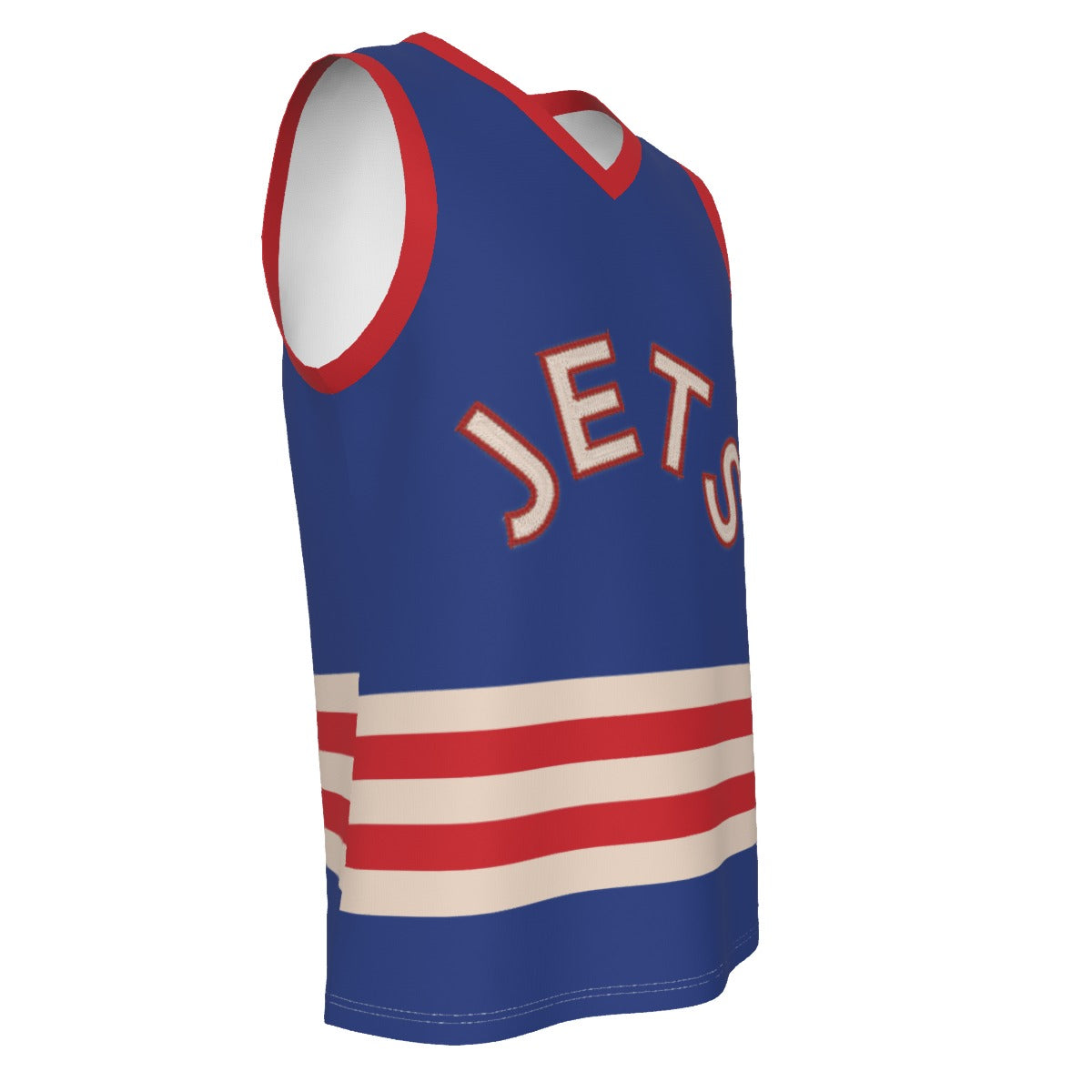 Jets Customized V Neck Basketball Top