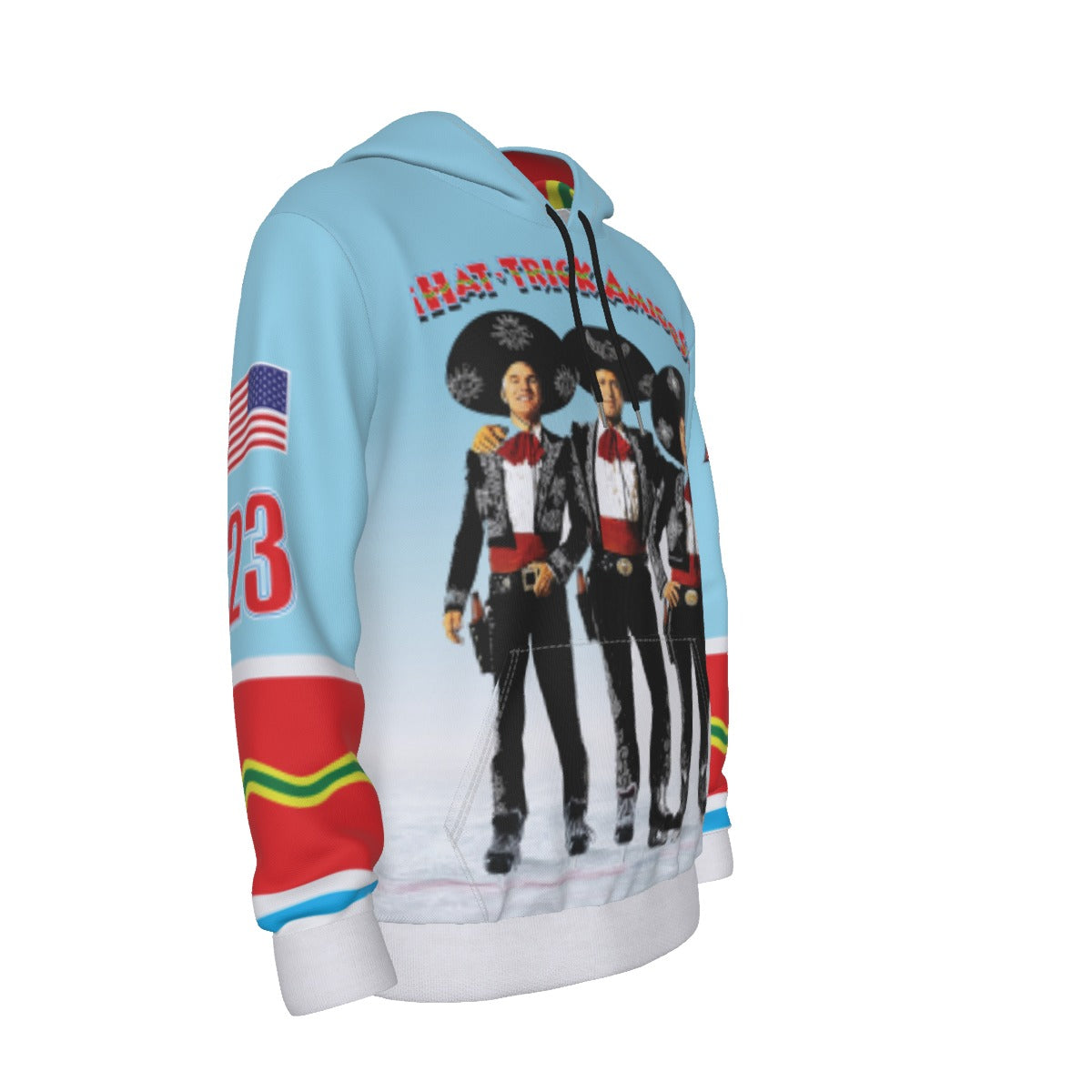 Hat-Trick Amigos Customizable Light-Weight Hoodie