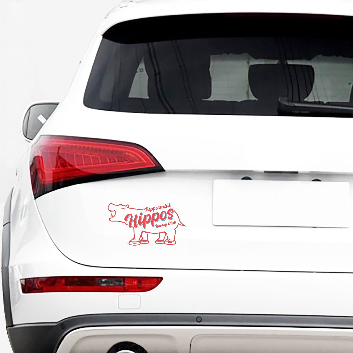Hippo Car Decal