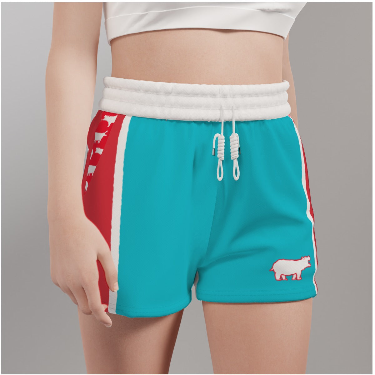 Peppermint Hippos Women's Casual Shorts