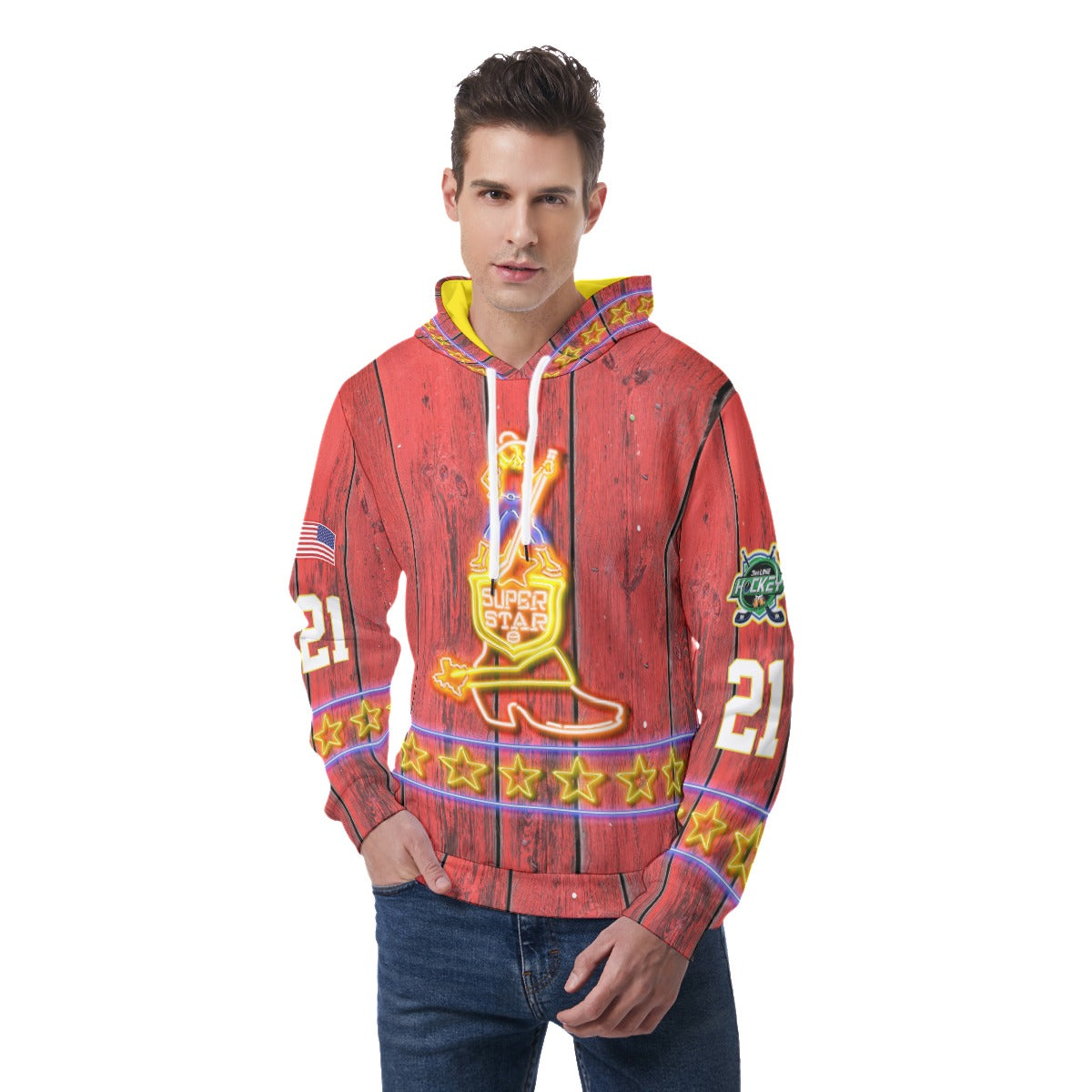 Super Star Light Weight Hoodie - Customizable