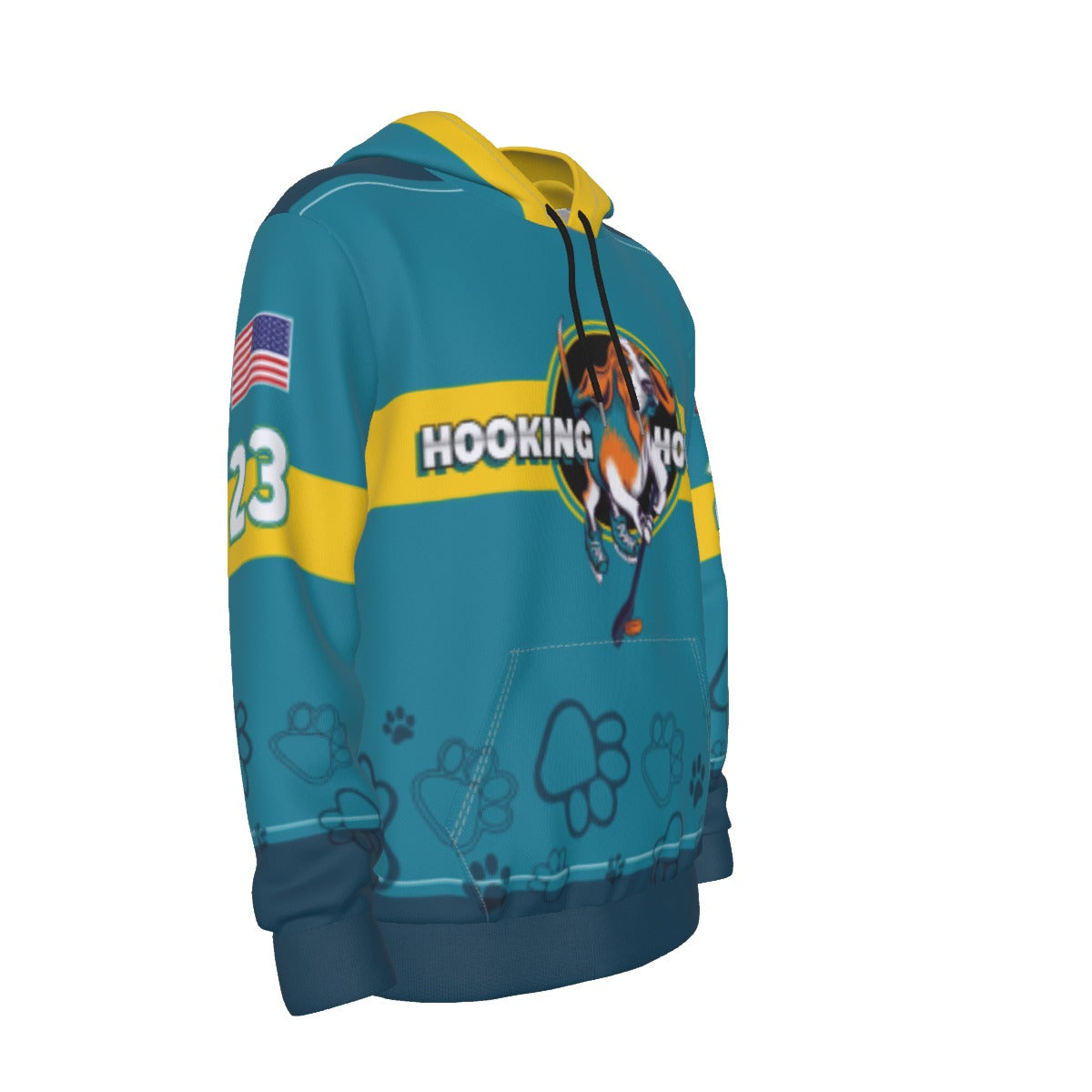 Hooking Hounds Customizable Light-Weight Hoodie