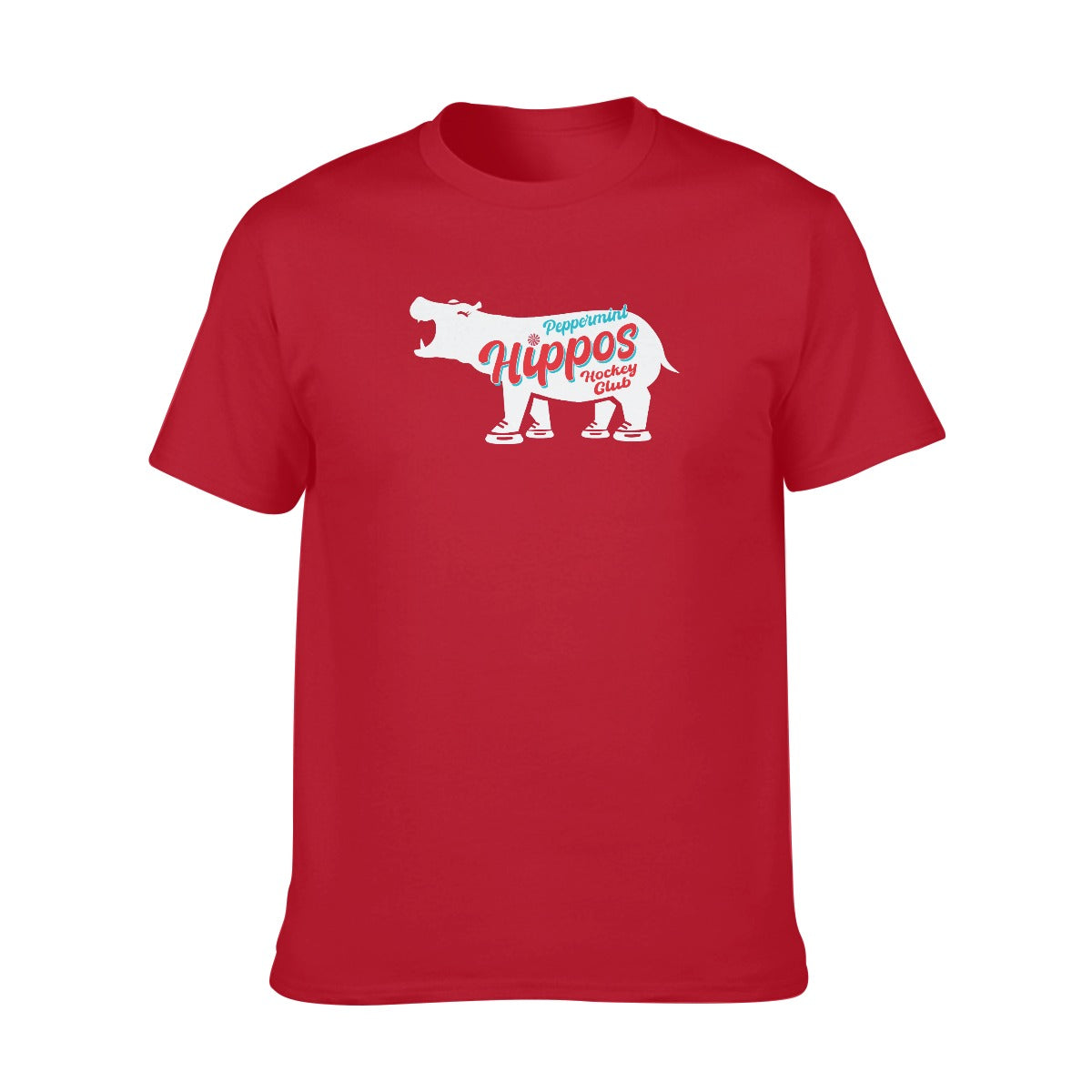 Peppermint Hippos T-shirt Unisex - multiple color options