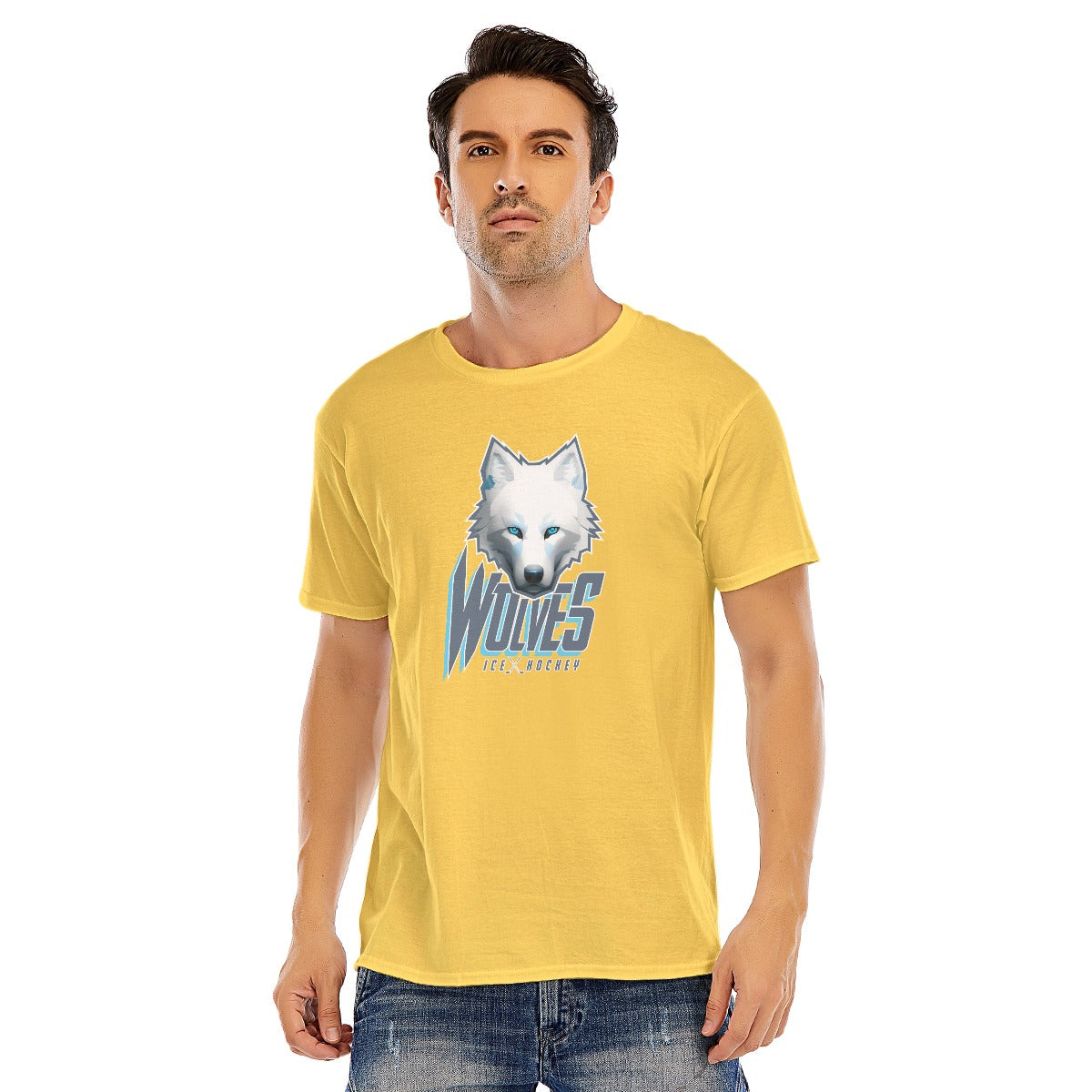 Wolves Ice Hockey Logo T-shirt - Customizable name/number