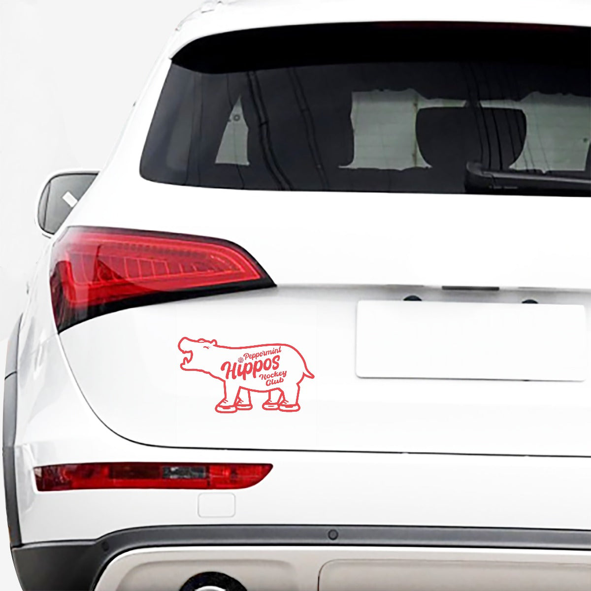 Hippo Car Decal