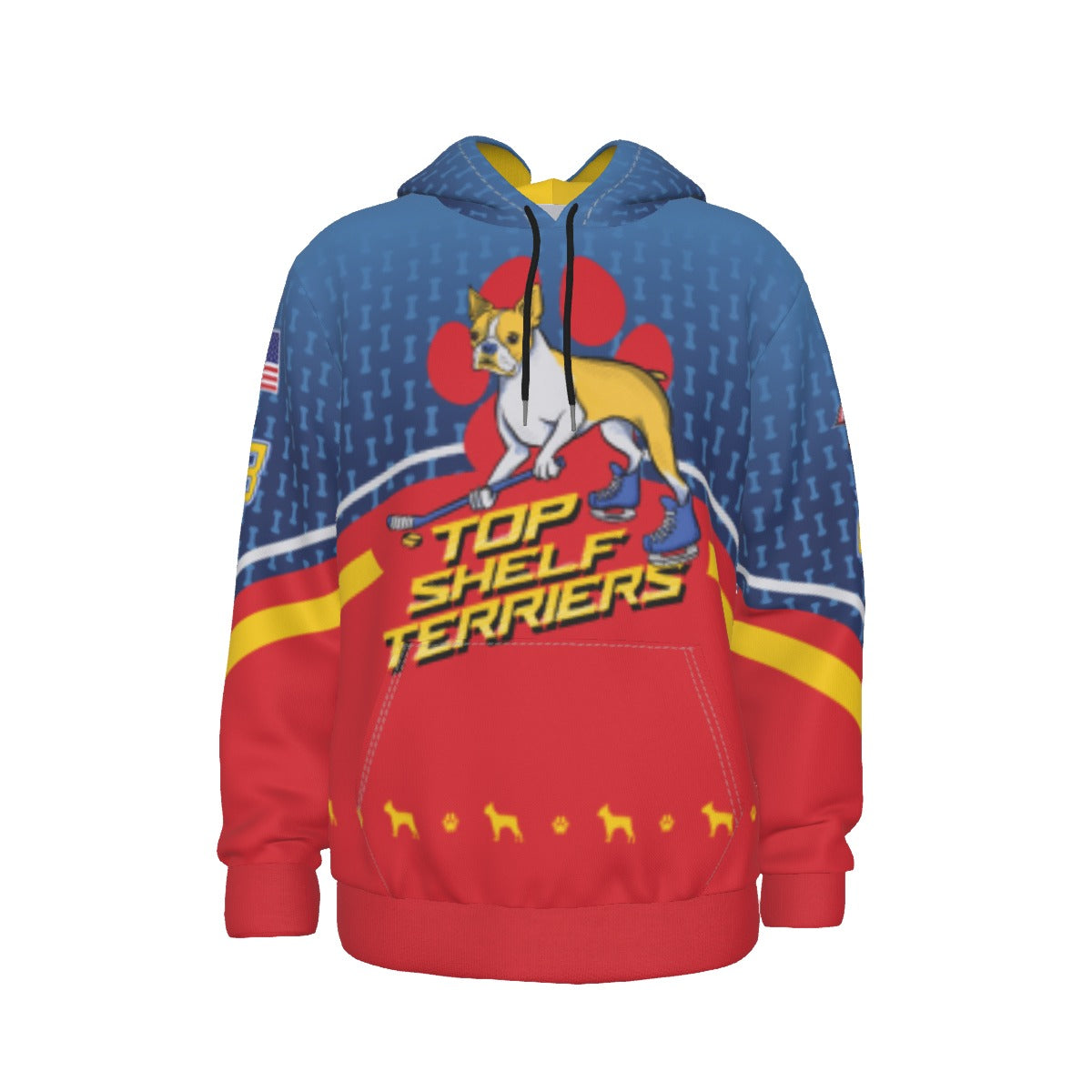 Top Shelf Terriers Customizable Light-Weight Hoodie