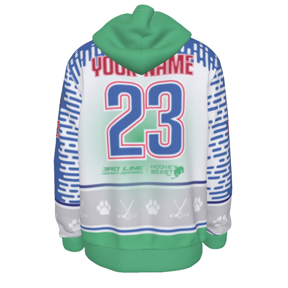Clapping Collies Customizable Light-Weight Hoodie