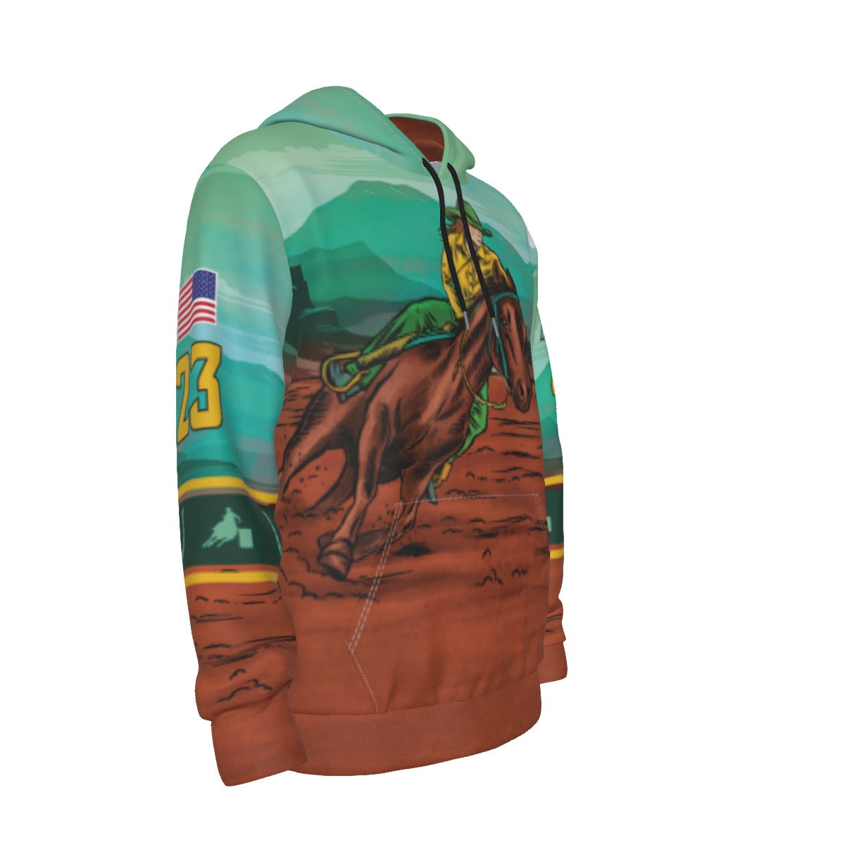 Barrel Racer Customizable Light-Weight Hoodie