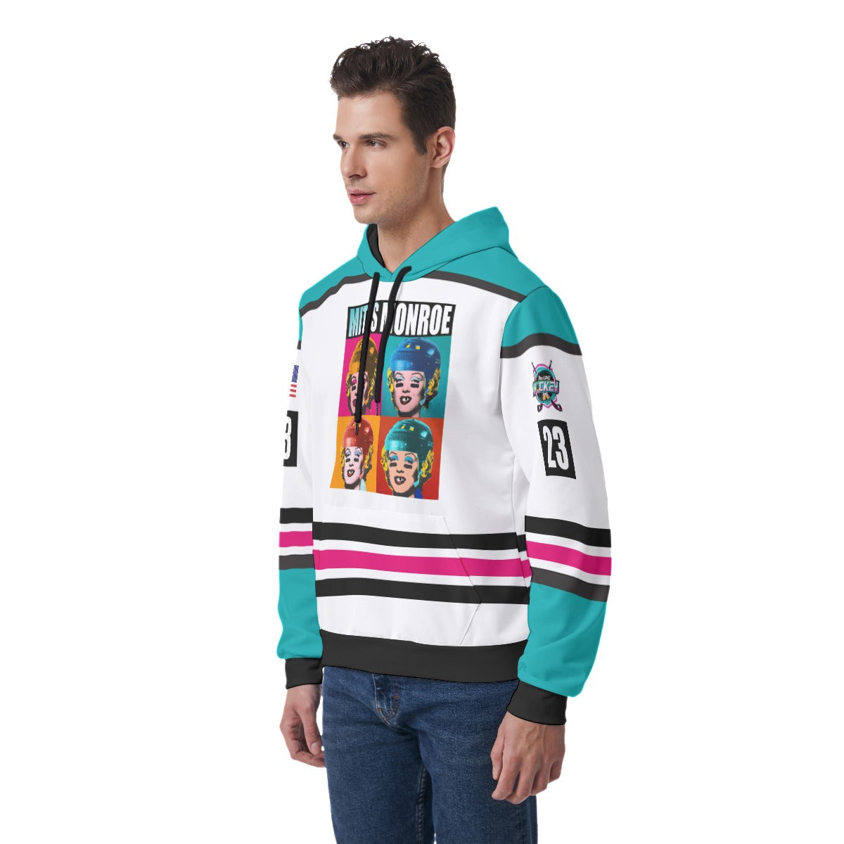Monroe Light Weight Hoodie Shirt - Customizable