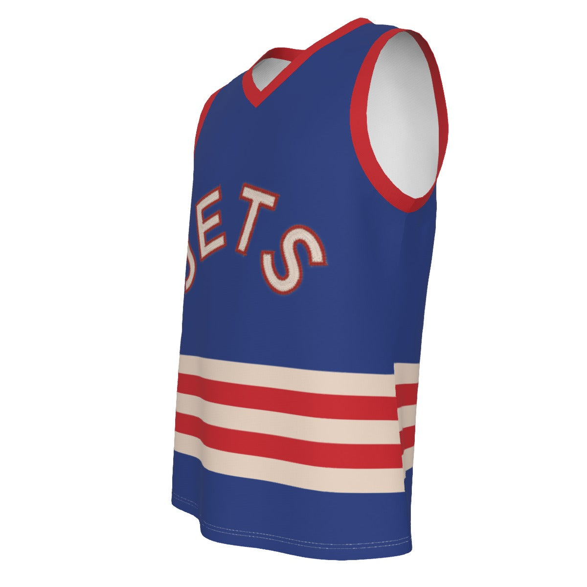 Jets Customized V Neck Basketball Top