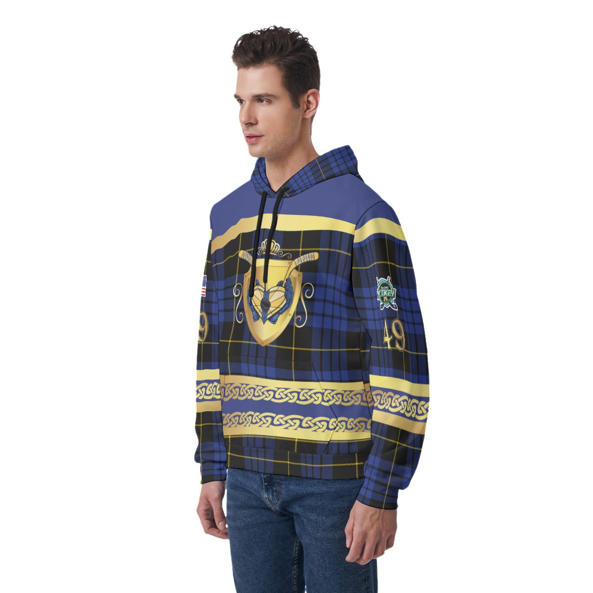 "O-Shag-Hennesy's" Customizable Hoodie - 3rd Line Hockey