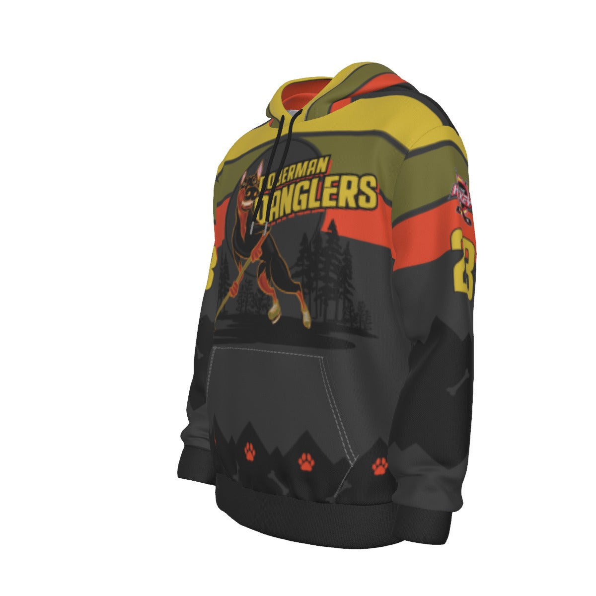 Doberman Danglers Customizable Light-Weight Hoodie