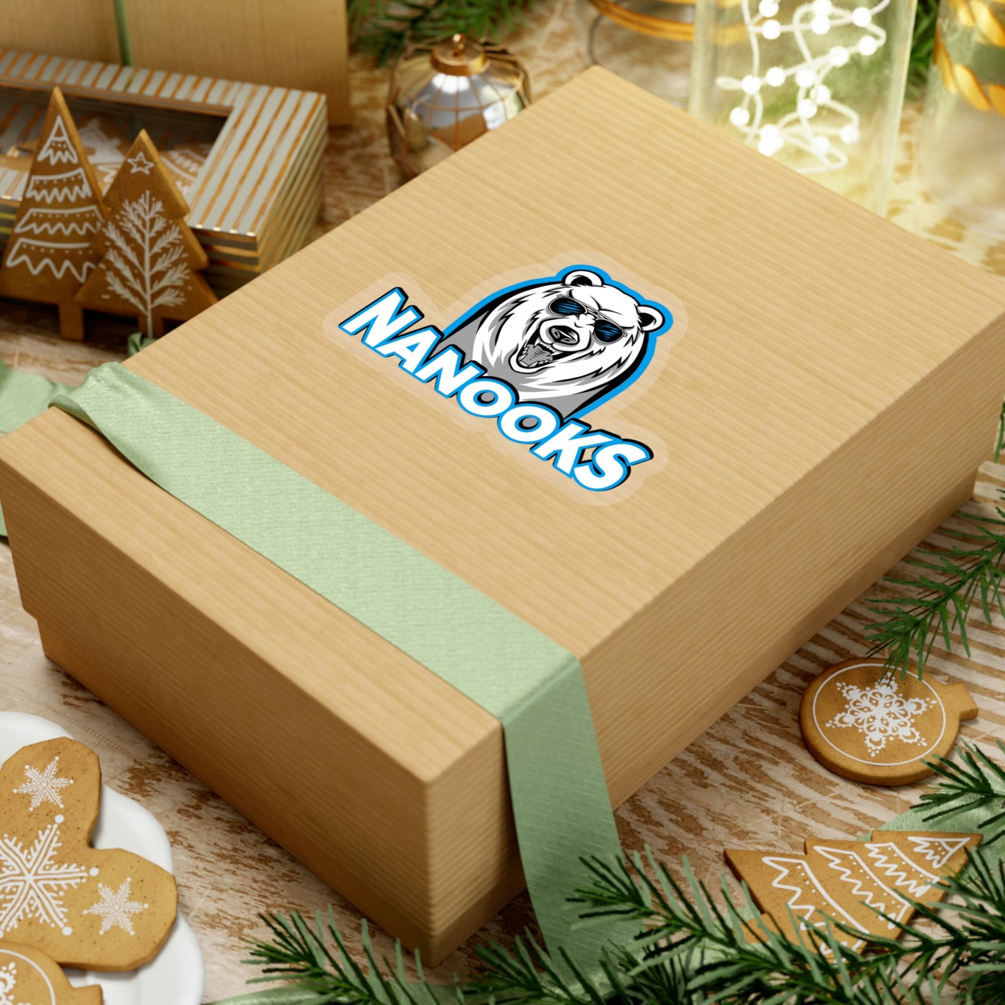 Nanook (no hockey text) Kiss-Cut Stickers