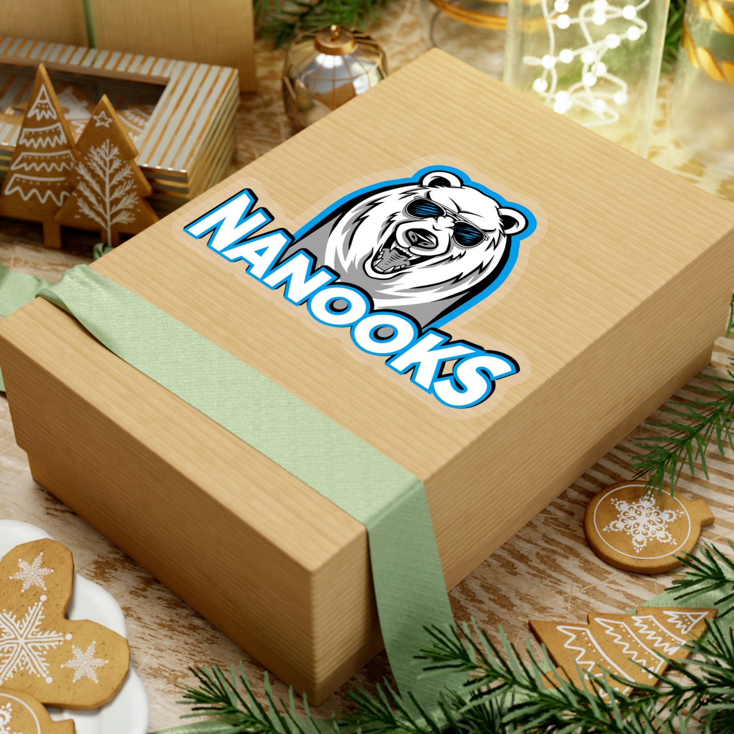 Nanook (no hockey text) Kiss-Cut Stickers