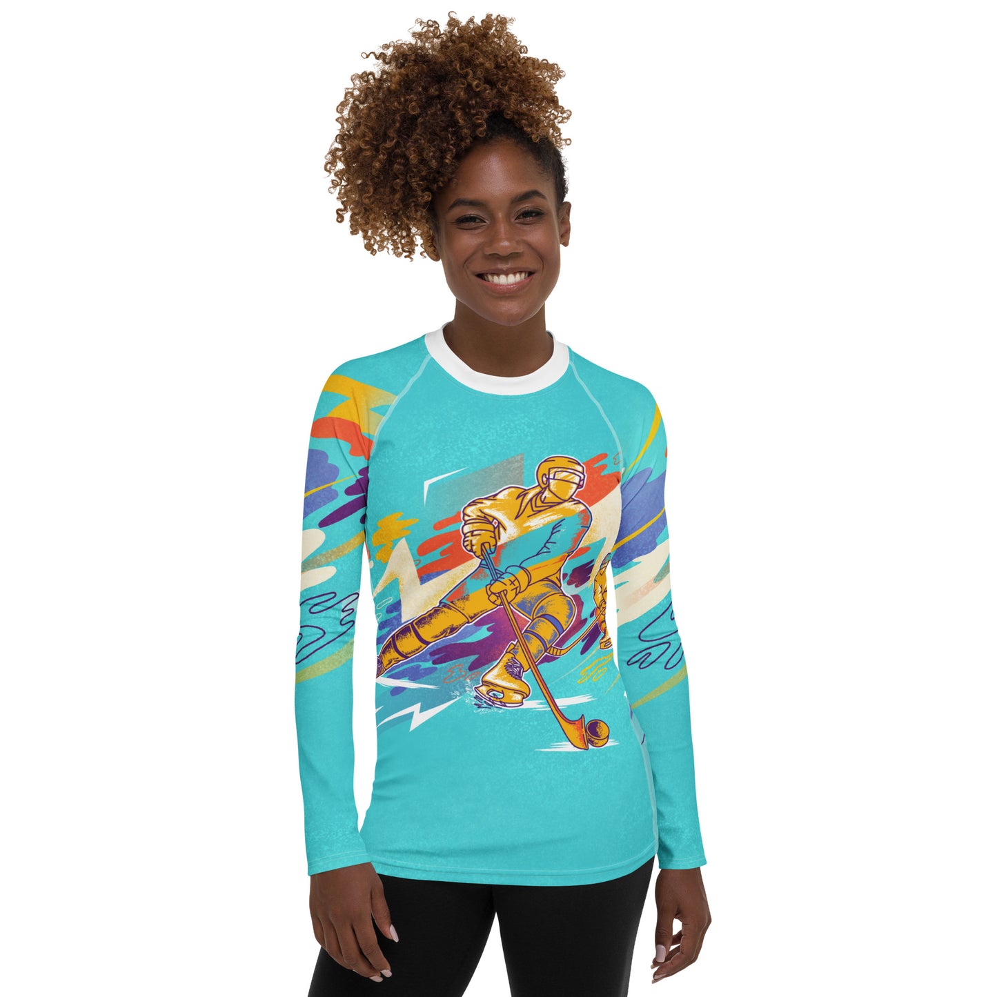 No Grit No Glory Hockey Women's Rash Guard