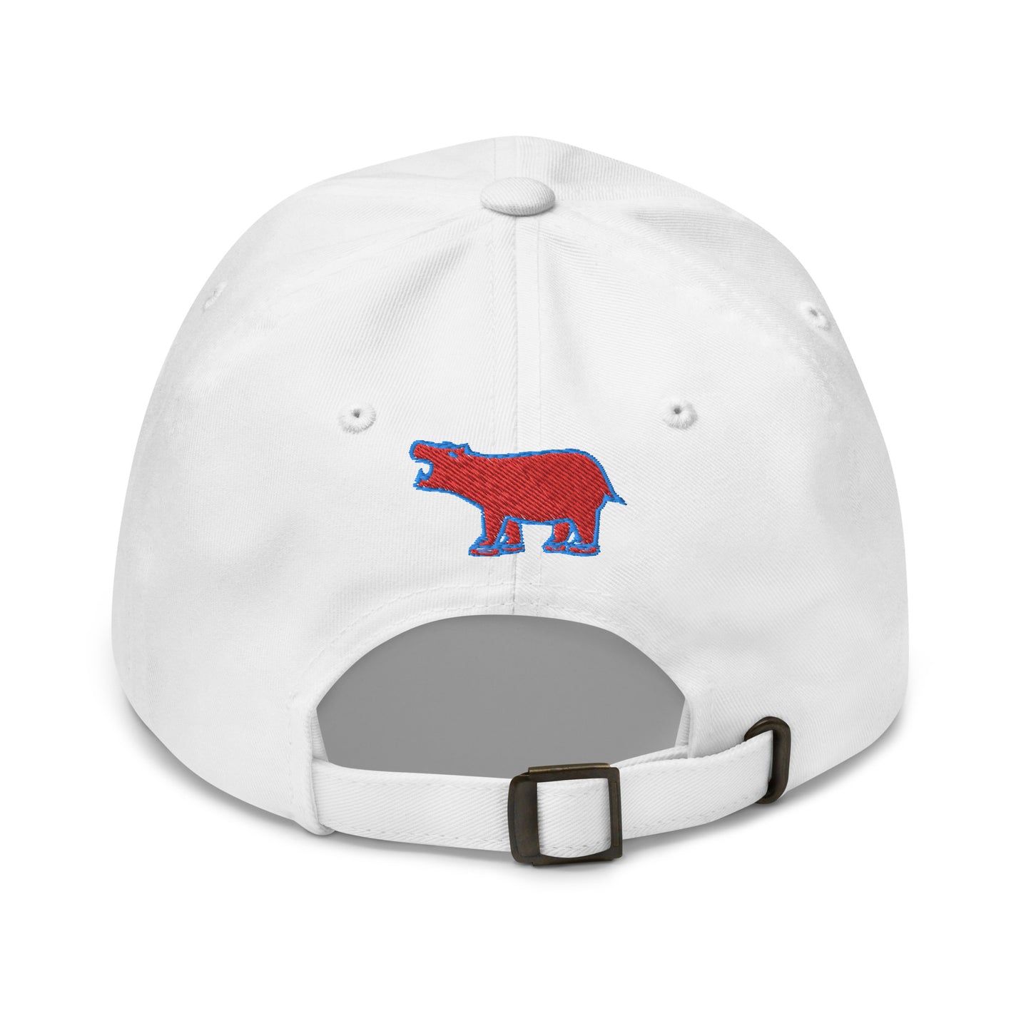 Peppermint Hippo White Customized Hat
