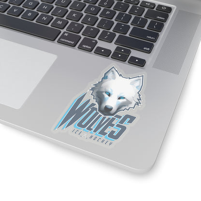 Wolves Ice Hockey Sticker - Indoor