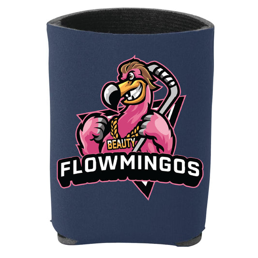 Flowmingoes Koozie